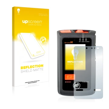 Front side of a product packaging with the brand logo upscreen. Next to it is the device Mammut Barryvox S shown with the corr
