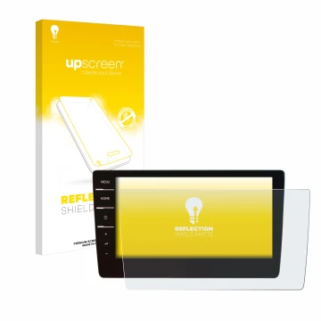 Front side of a product packaging with the brand logo upscreen. Next to it is the device Volkswagen Tiguan 2019 Discover Pro 9