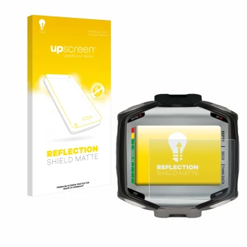 Front side of a product packaging with the brand logo upscreen. Next to it is the device Mares Quad shown with the correspondi