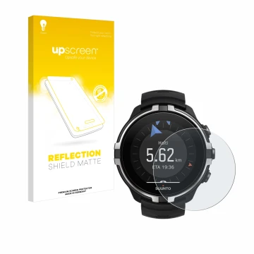 Front side of a product packaging with the brand logo upscreen. Next to it is the device Suunto Spartan Sport Wrist HR Baro St
