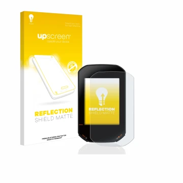 Front side of a product packaging with the brand logo upscreen. Next to it is the device Bryton Rider 420 shown with the corre