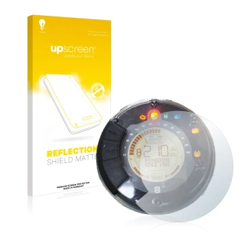 Front side of a product packaging with the brand logo upscreen. Next to it is the device Husqvarna Vitpilen 701 Speedometer di