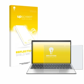 Front side of a product packaging with the brand logo upscreen. Next to it is the device HP Elite x2 G4 shown with the corresp