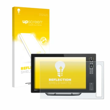 Front side of a product packaging with the brand logo upscreen. Next to it is the device Humminbird Solix 12 shown with the co