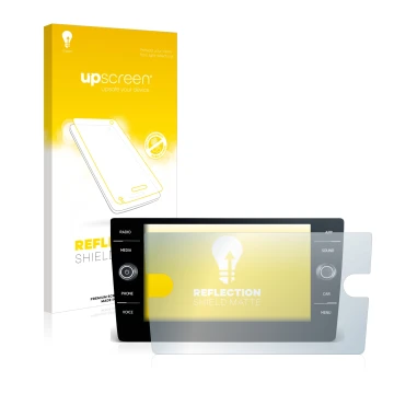 Front side of a product packaging with the brand logo upscreen. Next to it is the device Volkswagen Golf 2017-2019 Discover Me