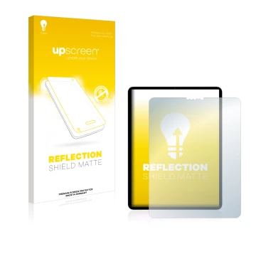 Front side of a product packaging with the brand logo upscreen. Next to it is the device Apple iPad Pro 11