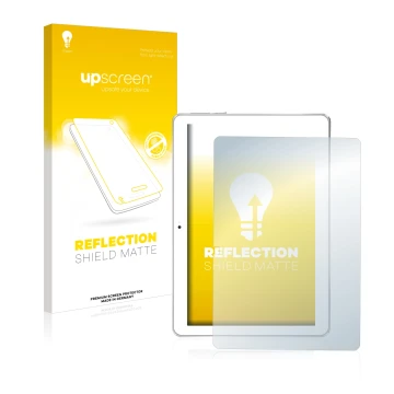 Front side of a product packaging with the brand logo upscreen. Next to it is the device Toscido X104 10