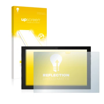 Front side of a product packaging with the brand logo upscreen. Next to it is the device Lenovo IdeaPad Duet 3i (Landscape) sh