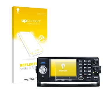 Front side of a product packaging with the brand logo upscreen. Next to it is the device Uniden SDS200E shown with the corresp