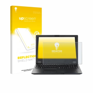 Front side of a product packaging with the brand logo upscreen. Next to it is the device Fujitsu Lifebook E5510 shown with the