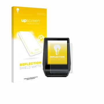 Front side of a product packaging with the brand logo upscreen. Next to it is the device Bosch Nyon 2020 shown with the corres