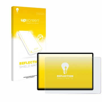 Front side of a product packaging with the brand logo upscreen. Next to it is the device Tesla Model 3 Infotainment System 15.