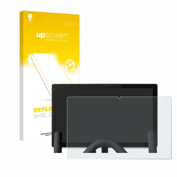 Front side of a product packaging with the brand logo upscreen. Next to it is the device Peloton Bike shown with the correspon
