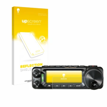 Front side of a product packaging with the brand logo upscreen. Next to it is the device Yaesu FT-891 shown with the correspon