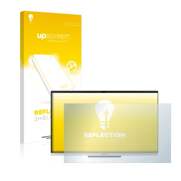 Front side of a product packaging with the brand logo upscreen. Next to it is the device Acer Aspire C24-963 shown with the co