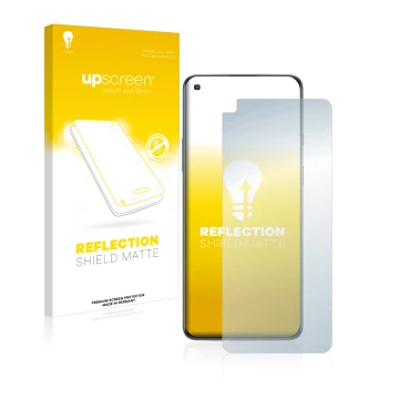 Front side of a product packaging with the brand logo upscreen. Next to it is the device OnePlus 8T shown with the correspondi