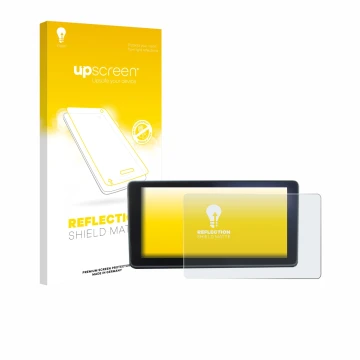 Front side of a product packaging with the brand logo upscreen. Next to it is the device Audi A4 B9 2017 MMI Navigation plus M