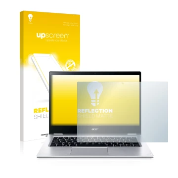 Front side of a product packaging with the brand logo upscreen. Next to it is the device Acer Spin 3 SP314-54N shown with the 