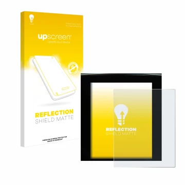 Front side of a product packaging with the brand logo upscreen. Next to it is the device Renault Megane 4 2020 Multimedia Easy