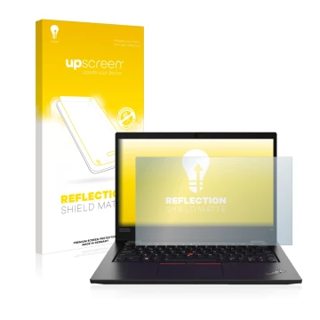 Front side of a product packaging with the brand logo upscreen. Next to it is the device Lenovo ThinkPad L13 Gen 2 shown with 