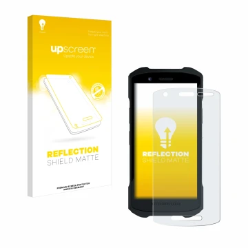 Front side of a product packaging with the brand logo upscreen. Next to it is the device Zebra TC26 shown with the correspondi