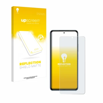 Front side of a product packaging with the brand logo upscreen. Next to it is the device Xiaomi Poco F3 shown with the corresp