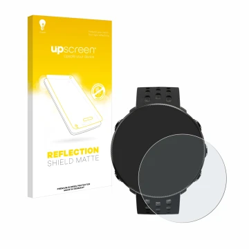 Front side of a product packaging with the brand logo upscreen. Next to it is the device Polar Vantage M2 shown with the corre