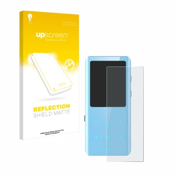 Front side of a product packaging with the brand logo upscreen. Next to it is the device AGPtek A19X shown with the correspond