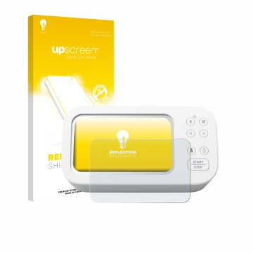 Front side of a product packaging with the brand logo upscreen. Next to it is the device Omron X7 Smart AFib HEM-7380T1-EOSL s