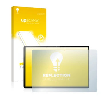 Front side of a product packaging with the brand logo upscreen. Next to it is the device Lenovo Tab P12 Pro shown with the cor