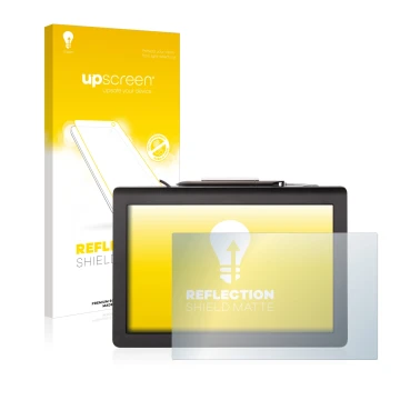 Front side of a product packaging with the brand logo upscreen. Next to it is the device Signotec Pen Display Delta (Touch) sh