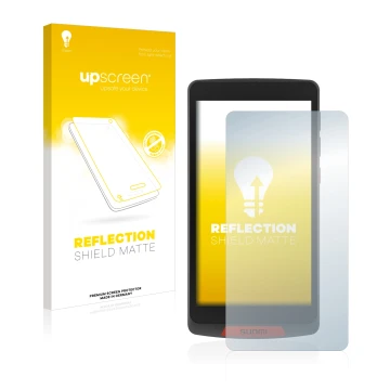 Front side of a product packaging with the brand logo upscreen. Next to it is the device Sunmi M2 shown with the corresponding