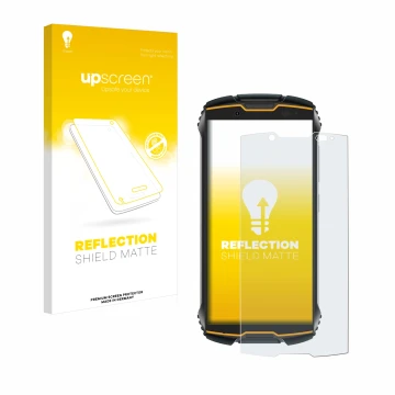 Front side of a product packaging with the brand logo upscreen. Next to it is the device Cubot King Kong Mini 2 shown with the