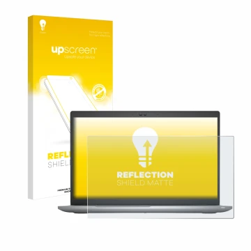 Front side of a product packaging with the brand logo upscreen. Next to it is the device Dell Latitude 5520 shown with the cor