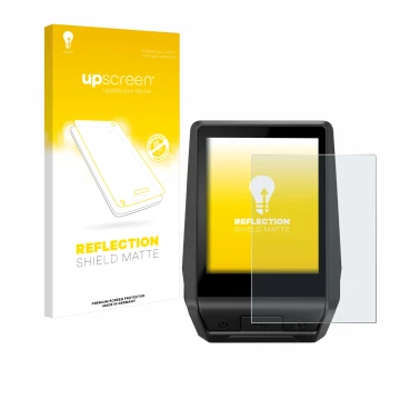 Front side of a product packaging with the brand logo upscreen. Next to it is the device Bosch Nyon 2 2021 shown with the corr