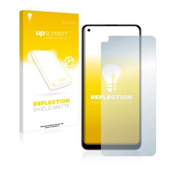 Front side of a product packaging with the brand logo upscreen. Next to it is the device Oppo A96 shown with the corresponding