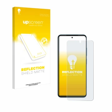 Front side of a product packaging with the brand logo upscreen. Next to it is the device Xiaomi Redmi Note 11 shown with the c