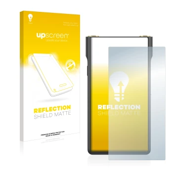 Front side of a product packaging with the brand logo upscreen. Next to it is the device Sony Walkman NW-WM1AM2 shown with the