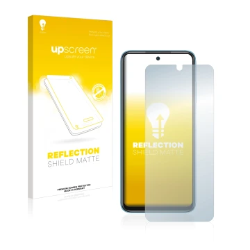 Front side of a product packaging with the brand logo upscreen. Next to it is the device Xiaomi Redmi 10 (2022) shown with the