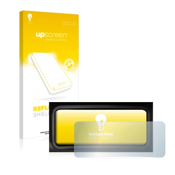 Front side of a product packaging with the brand logo upscreen. Next to it is the device Hyundai Kona 2022 Speedometer display