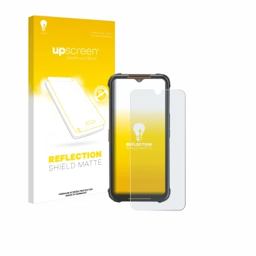 Front side of a product packaging with the brand logo upscreen. Next to it is the device AGM H5 shown with the corresponding s