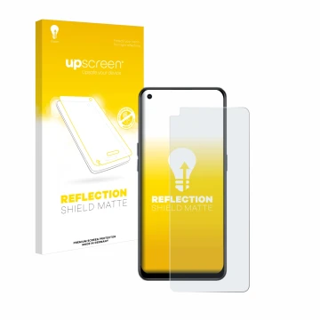 Front side of a product packaging with the brand logo upscreen. Next to it is the device Oppo Reno 8 Lite shown with the corre