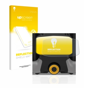 Front side of a product packaging with the brand logo upscreen. Next to it is the device PowaKaddy CT8 shown with the correspo
