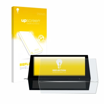 Front side of a product packaging with the brand logo upscreen. Next to it is the device Peugeot 308 2022 Infotainment System 