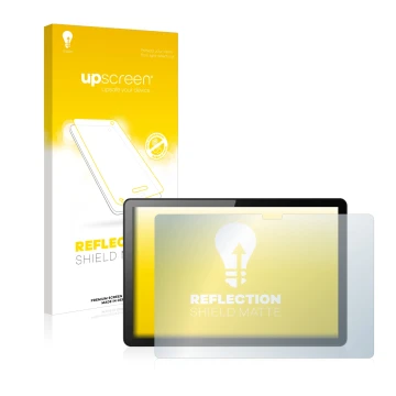 Front side of a product packaging with the brand logo upscreen. Next to it is the device Lenovo Tab M10 (3th Gen.) shown with 