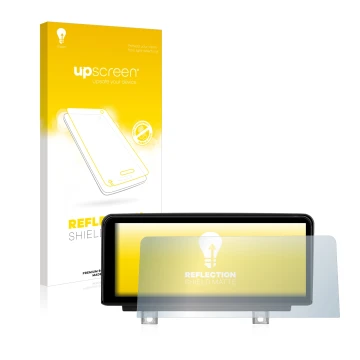 Front side of a product packaging with the brand logo upscreen. Next to it is the device Koason BMW 3 Series 10.25