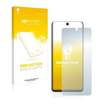 Front side of a product packaging with the brand logo upscreen. Next to it is the device Oppo Reno 8 Pro 5G shown with the cor