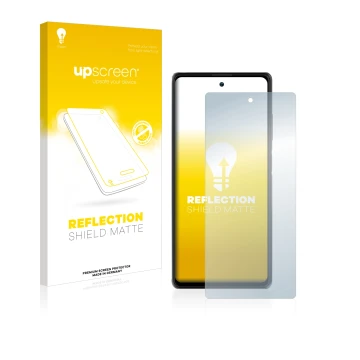 Front side of a product packaging with the brand logo upscreen. Next to it is the device Blackview A100 shown with the corresp