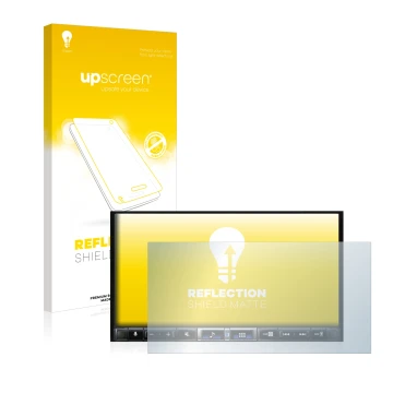 Front side of a product packaging with the brand logo upscreen. Next to it is the device Alpine iLX-705D shown with the corres