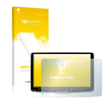 Front side of a product packaging with the brand logo upscreen. Next to it is the device Alpine iLX-F905D shown with the corre